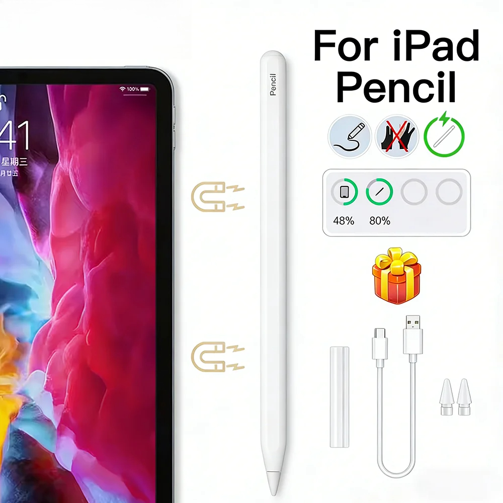 Bluetooth Trackpad - For Apple Pencil 2 Magnetic Charging