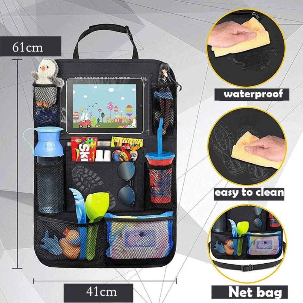 Car Seat Back Organizer 9 Stor - đánh giá và giá Tablet Accessories Kids