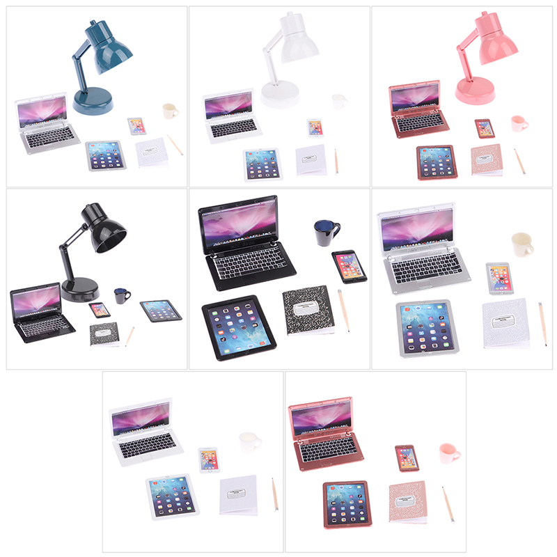 6/7Pcs/Set 1:12 Dollhouse Mini - đánh giá và giá Tablet Accessories Kids